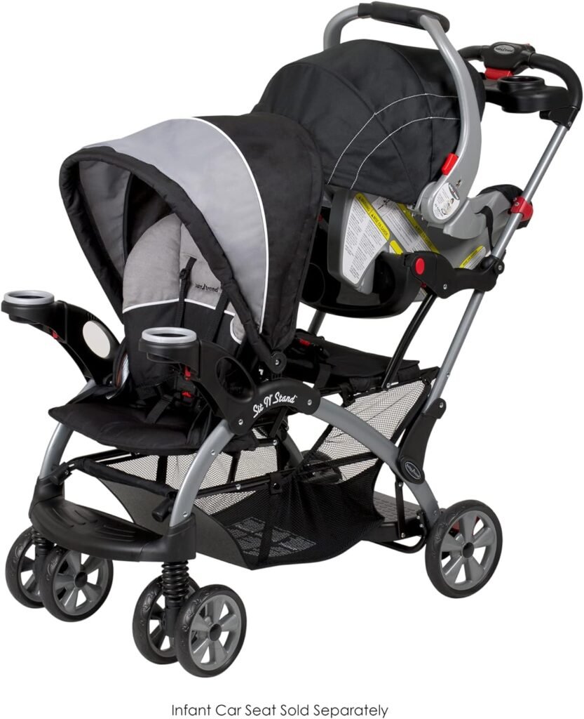 Baby Trend Sit N Stand Ultra Tandem Stroller, Phantom