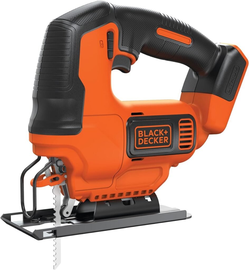 BLACK+DECKER 20V MAX* POWERCONNECT Cordless Jig Saw (Tool Only) (BDCJS20B)