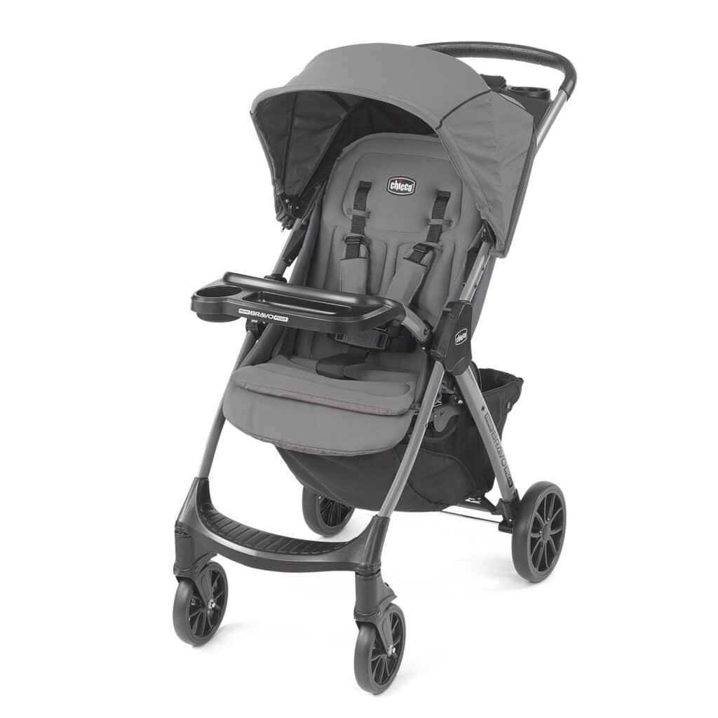 Chicco Mini Bravo Plus Lightweight Stroller - Storm | Black