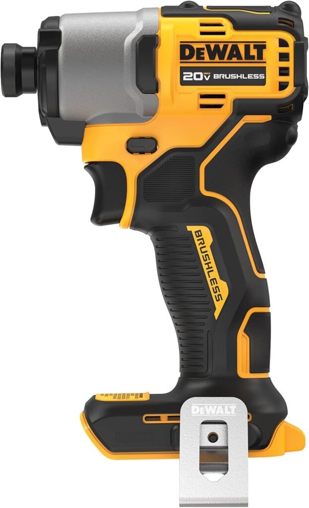 DEWALT 20V MAX* 1/4 in. Brushless Cordless Impact Driver (Tool Only) (DCF840B)