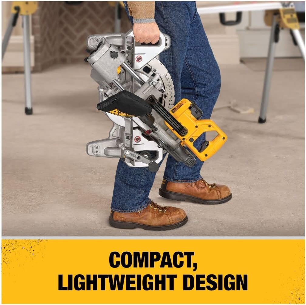 DEWALT 20V MAX 7-1/4-Inch Miter Saw, Tool Only, Cordless (DCS361B)