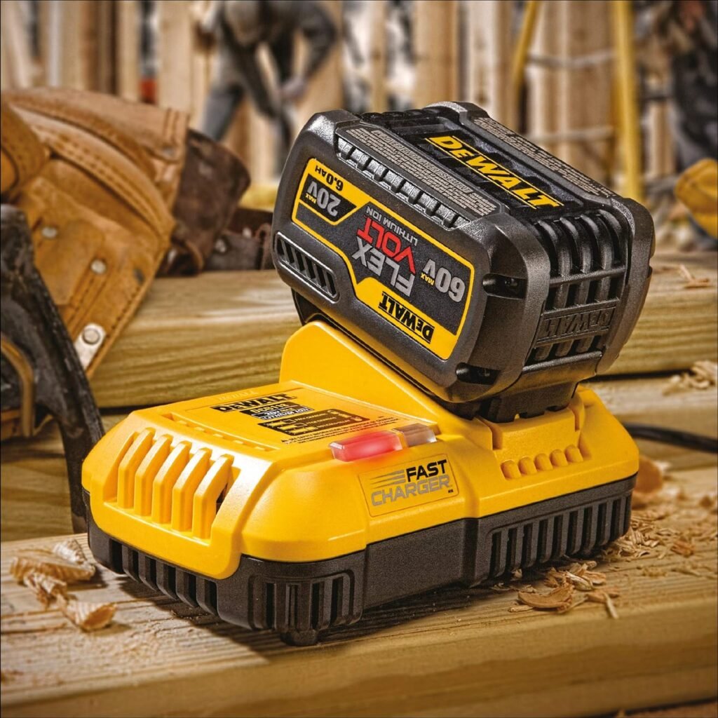 DEWALT 20V MAX Battery, 6 Ah, 2-Pack, Fully Charged in Under 90 Minutes (DCB206-2)