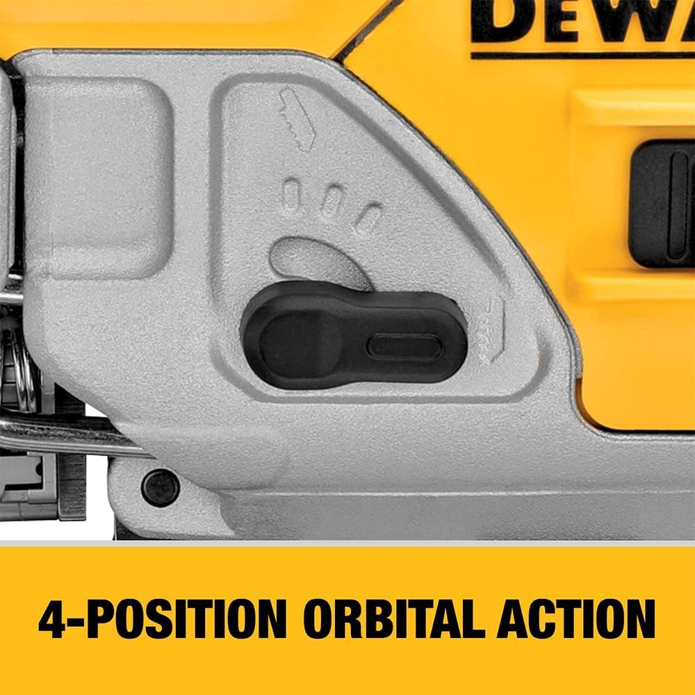 DEWALT 20V MAX Jig Saw, Cordless, Barrel Grip, 3,200 Blade Speed, Bare Tool Only (DCS335B)