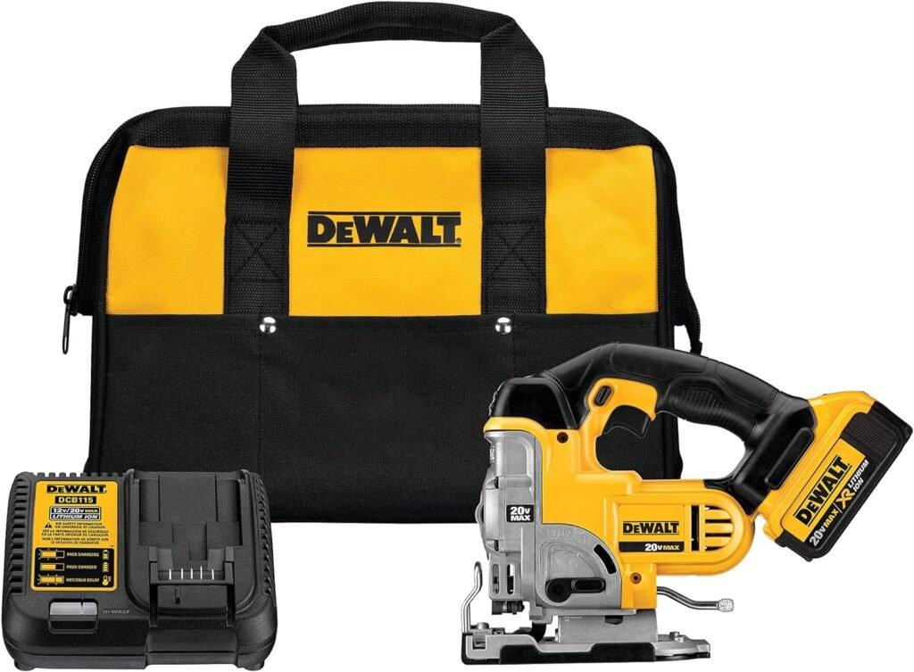 DEWALT 20V MAX Jig Saw, Cordless (DCS331M1) (Renewed)