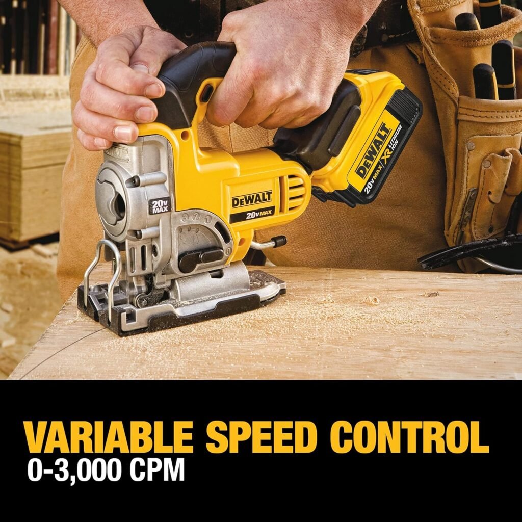 DEWALT 20V MAX Jig Saw, Cordless (DCS331M1) (Renewed)