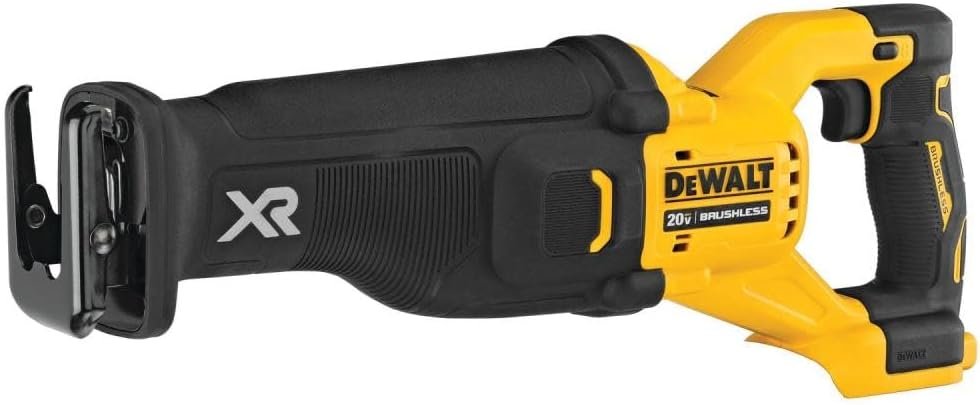 DEWALT 20V MAX* XR® BRUSHLESS RECIPROCATING SAW WITH POWER DETECT™ (Tool Only) (DCS368B)