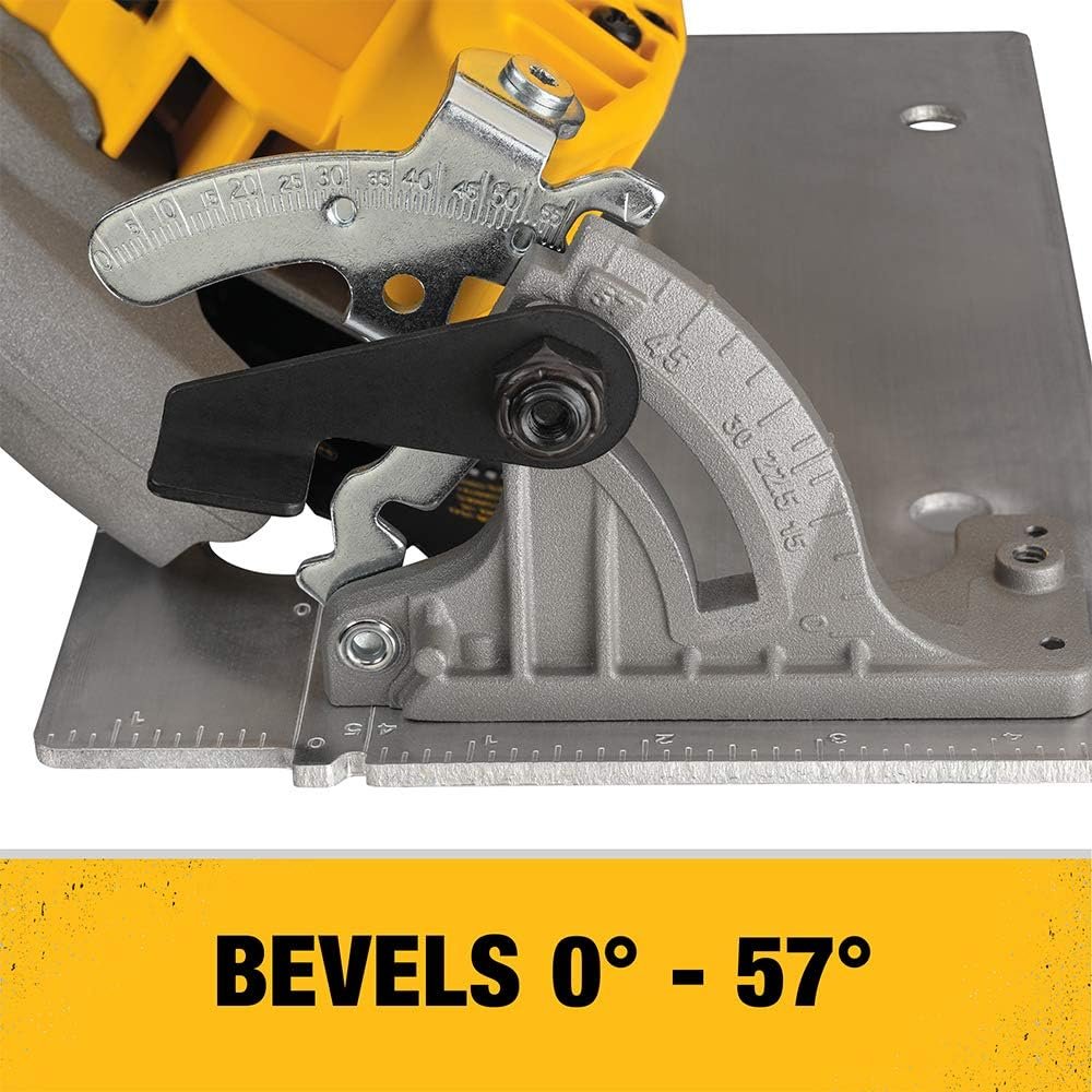 DEWALT 20V MAX* XR Circular Saw, 7-1/4-Inch, Brushless, Power Detect Tool Technology (DCS574W1)