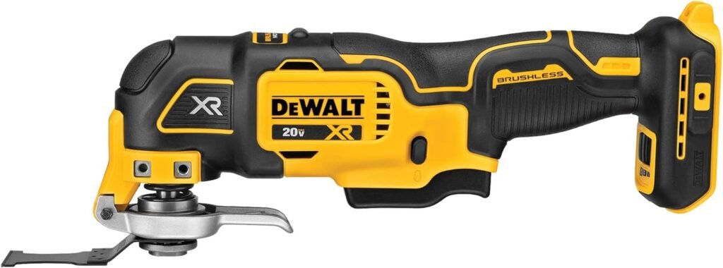 DEWALT 20V Max XR Oscillating Multi-Tool, Variable Speed, Tool Only (DCS356B)