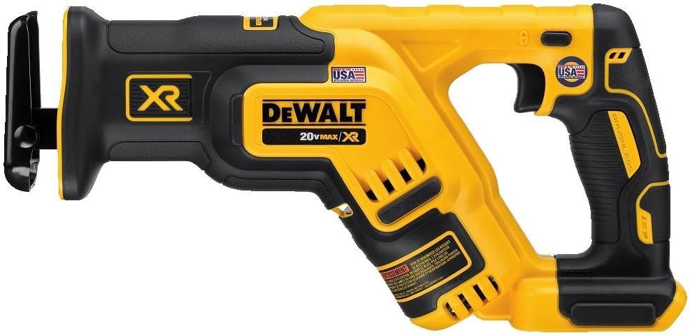 DEWALT 20V MAX* XR Reciprocating Saw, Compact, Tool Only (DCS367B)