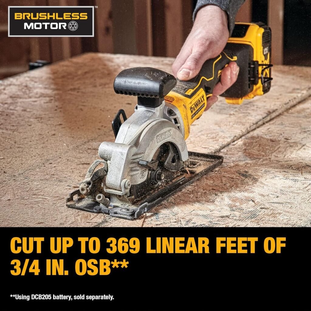 DEWALT ATOMIC 20V MAX* Circular Saw, 4-1/2-Inch, Tool Only (DCS571B)