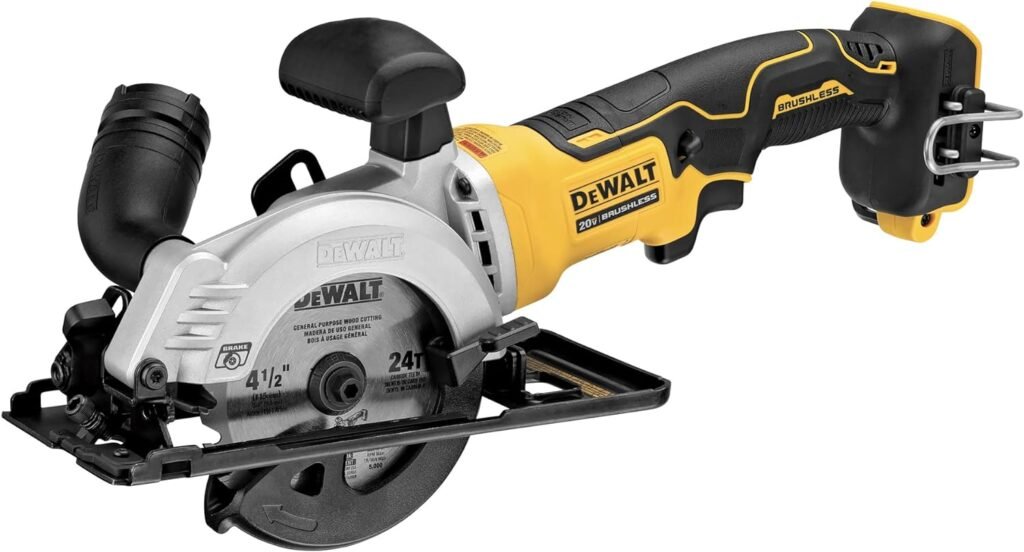 DEWALT ATOMIC 20V MAX* Circular Saw, 4-1/2-Inch, Tool Only (DCS571B)