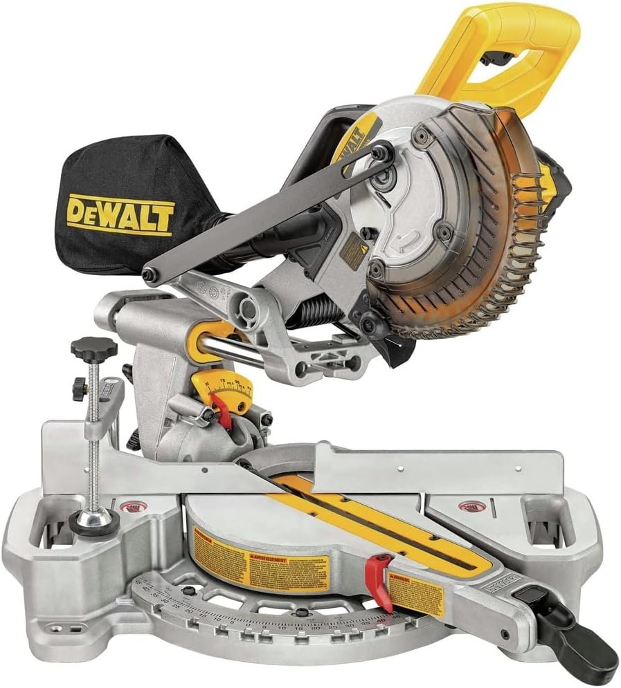 Dewalt DCS361M1-DCB204-2-BNDL 20V MAX XR Brushed Lithium-Ion 7-1/4 in. Cordless Sliding Miter Saw Kit with 3 Batteries Bundle (4 Ah)