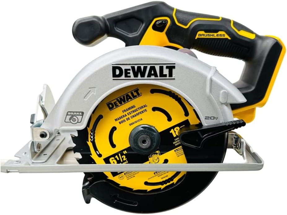 DEWALT DCS566 20V Cordless Brushless 6.5 Circular Saw (Tool Only) (DCS566B-NBX)