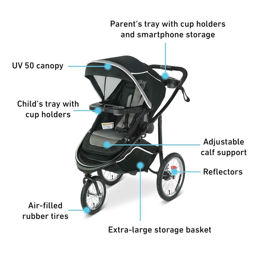 Graco Jogging Stroller | Modes Jogger 2.0, Binx