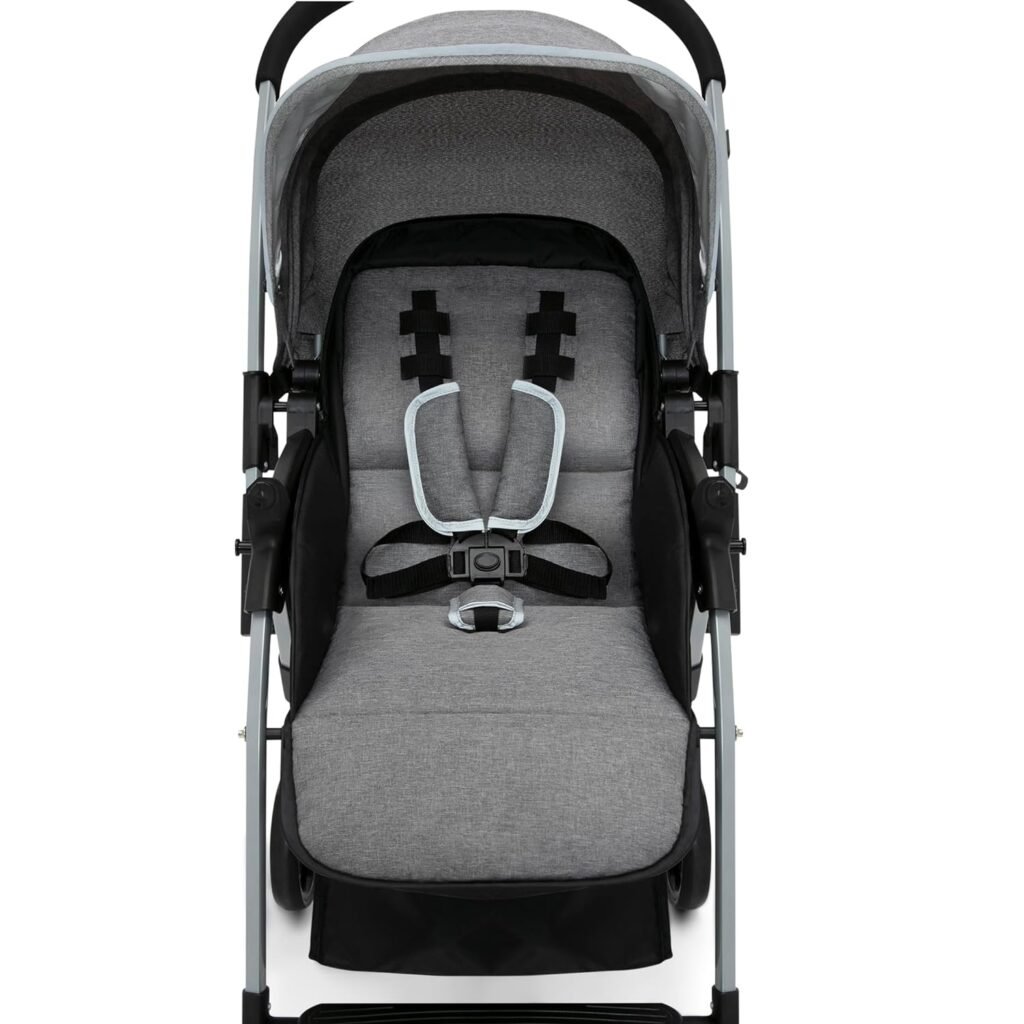 Jeep Unlimited Reversible Handle Stroller, Grey Tweed