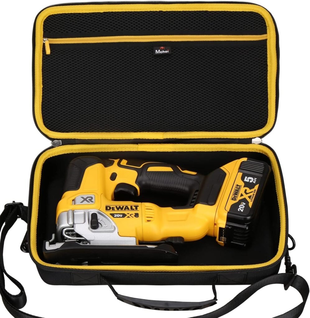 Mchoi Hard Carrying Case Fits for DEWALT 20V MAX XR Jig Saw DCS334B / DCS335B, Case only