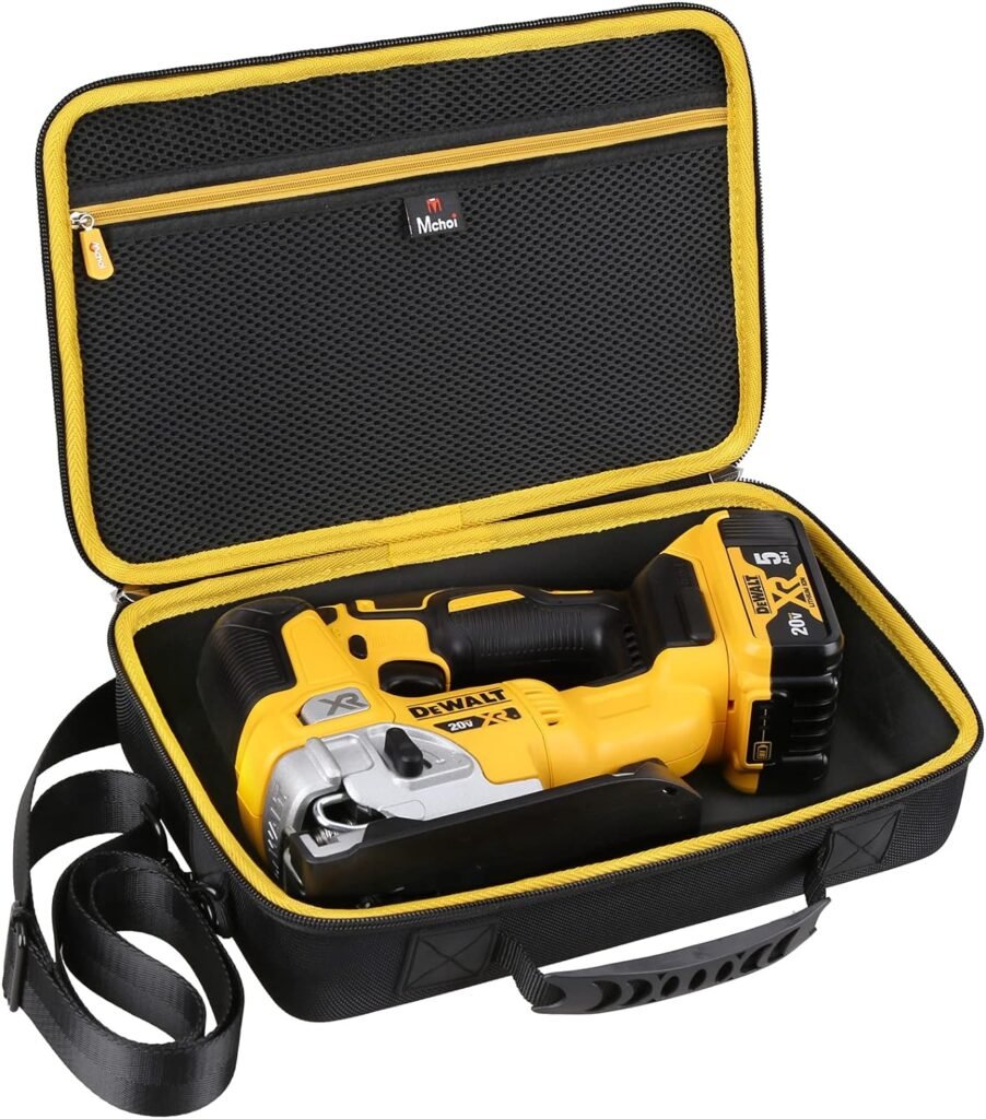 Mchoi Hard Carrying Case Fits for DEWALT 20V MAX XR Jig Saw DCS334B / DCS335B, Case only