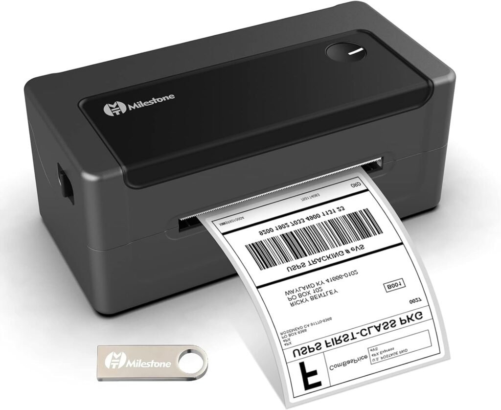 Meihengtong Thermal Label Printer 4x6 Shipping Label Maker Printer for Small Business Support WindowsMac and Widely Used for Amazon, Ebay, Shopify, Etsy, USPS