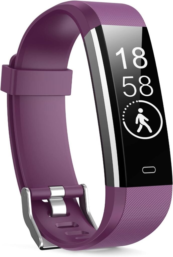 Stiive Fitness Tracker with Heart Rate Monitor, Waterproof Activity and Step Tracker for Women and Men, Pedometer Watch with Sleep Monitor  Calorie Counter, Call  Message Alert